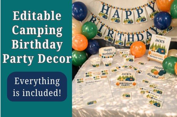 Camping Birthday Canva Bundle: A Designer’s Guide