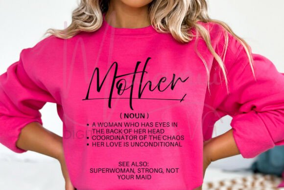 Celebrating the Essence of Motherhood with the Mother Noun SVG