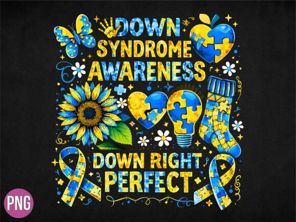 Down Syndrome Awareness Sunflower PNG: A Symbol of Hope