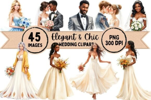 Elegant Chic Wedding Clipart: A Practical Guide to Integrating High-Resolution Assets into Your Design Workflow