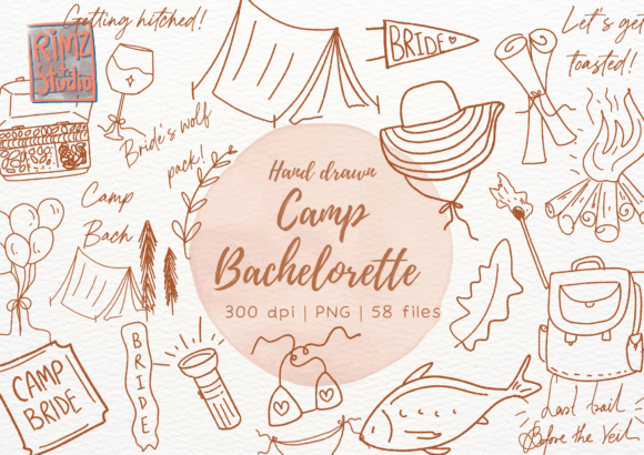 Hand Drawn Camp Bachelorette Doodle Set: A Practical Guide for Creators