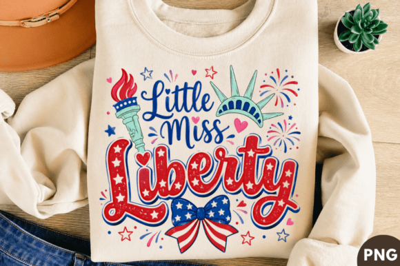 Little Miss Liberty PNG T-shirt Design Guide