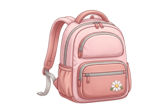 School Bag PNG & School Supplies Digital Art