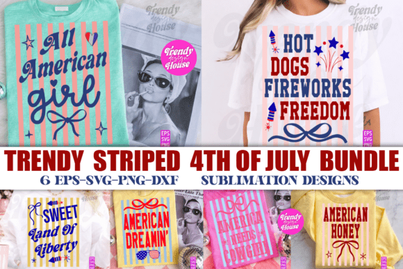 Striped Girly Fourth of July PNG Bundle: A Creator’s Guide to Quality and Versatility