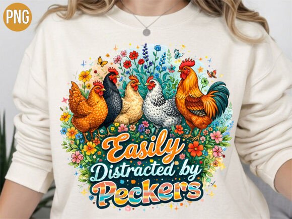 Why the Easily Distracted by Peckers Rooster PNG Is a Smart Asset for Modern Creators